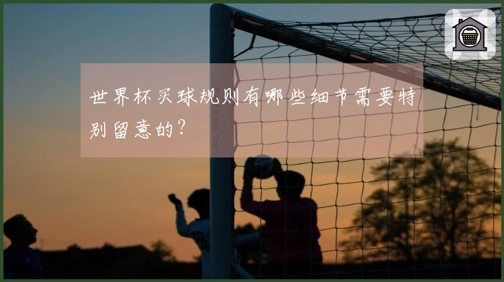 世界杯买球规则有哪些细节需要特别留意的？